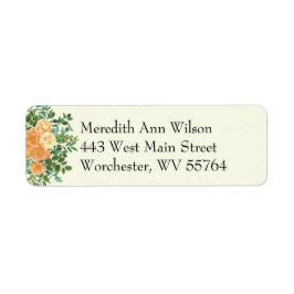 Peach Ivory Wedding  Roos Etiket