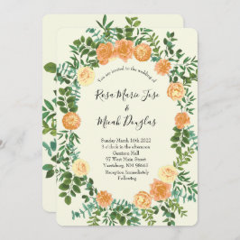 Peach Ivory Wedding  Roos Kaart