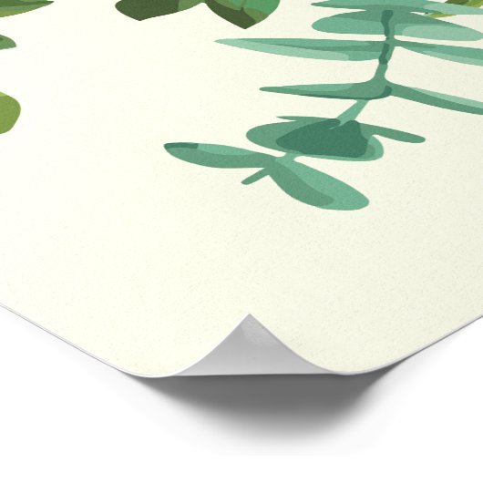 Peach Ivory Wedding  Roos Poster (Hoek)