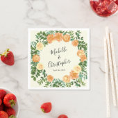 Peach Ivory Wedding  Roos Servet (Insitu)