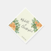 Peach Ivory Wedding  Roos Servet (Hoek)