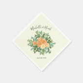 Peach Ivory Wedding  Roos Servet (Hoek)