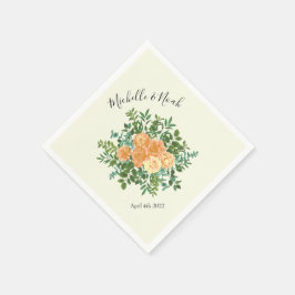 Peach Ivory Wedding  Roos Servet