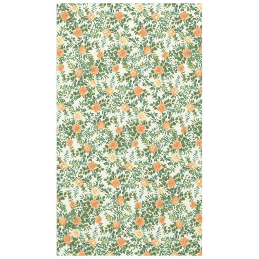 Peach Ivory Wedding  Roos Tafelkleed (Voorkant)