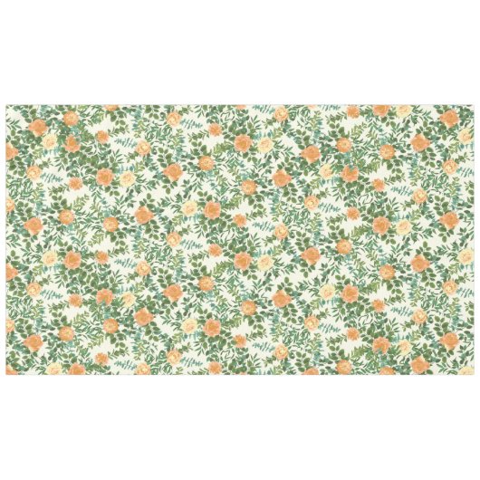 Peach Ivory Wedding  Roos Tafelkleed (Voorkant (Horizontaal))