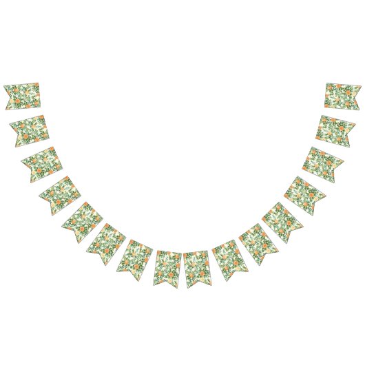 Peach Ivory Wedding  Roos Vlaggetjes (Alle)