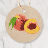 Peach jam Custom Product Label Hang Labels (Achterkant)