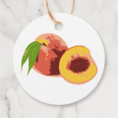 Peach jam Custom Product Label Hang Labels (Achterkant)