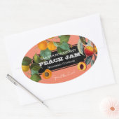 Peach Jam Preserve Label Fruit (Envelop)