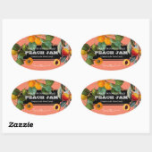 Peach Jam Preserve Label Fruit (Vel)