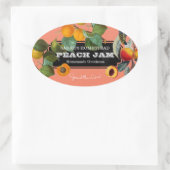 Peach Jam Preserve Label Fruit (Tas)