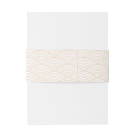 Peach japan patroon bruiloft uitnodiging uitnodigingen wikkel (Achterkant Voorbeeld)