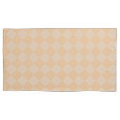 Peach Kussenslopen Diamond Pattern HAMbyWG (Voorkant-Links)