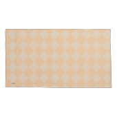 Peach Kussenslopen Diamond Pattern HAMbyWG (Achterkant-Links)