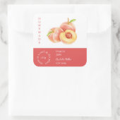 Peach label voor kleine bedrijven (Tas)