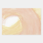 Peach-lijnen Inpakpapier Vel (Voorkant 3)