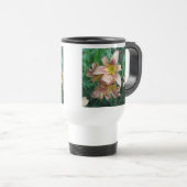 Peach Lily Travel Mug Reisbeker (Voorkant rechts)