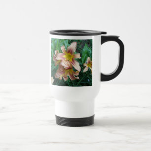 Peach Lily Travel Mug Reisbeker