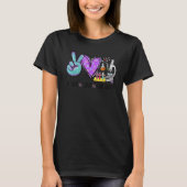 Peach Love Lab Week 2022 Laboratory Tech Technolog T-shirt (Voorkant)