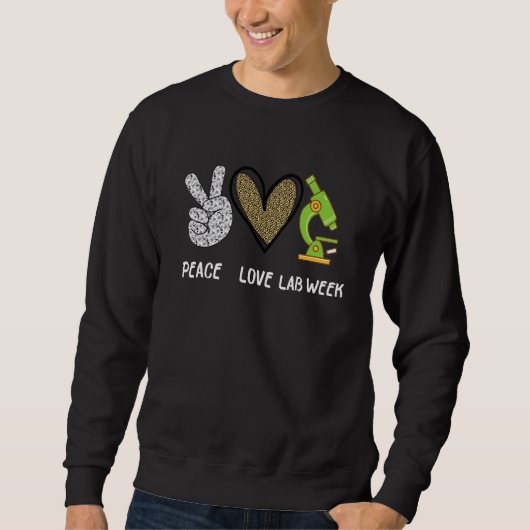 Peach Love Lab Week 2022 Laboratory Tech Technolog Trui (Voorkant)