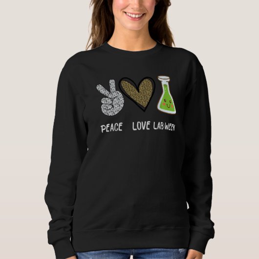 Peach Love Lab Week 2022 Laboratory Tech Technolog Trui (Voorkant)