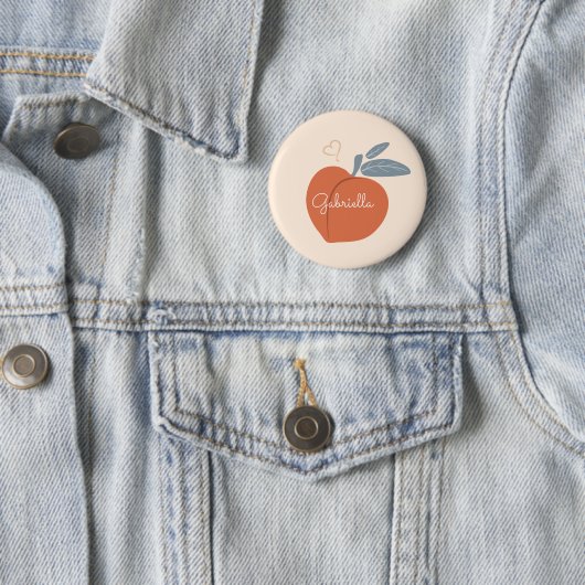 Peach Love Ronde Button 5,7 Cm (In situ)