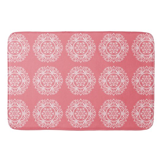 Peach Mandala Badmat (Voorkant)