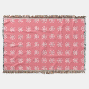 Peach Mandala Deken