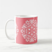 Peach Mandala Koffiemok (Links)