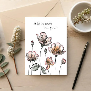 Peach Meadow Aanmoedigingskaart Kaart