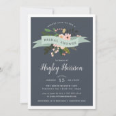 Peach Meadow | Bridal Shower-uitnodiging Kaart (Voorkant)