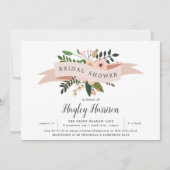 Peach Meadow | Bridal Shower-uitnodiging Kaart (Voorkant)