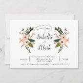 Peach Meadow Engagement Party Kaart (Voorkant)