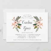 Peach Meadow First Heilige Communauteit Uitnodigin Kaart (Voorkant)