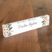 Peach Meadow Naambordje (Zijkant)