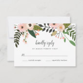 Peach Meadow RSVP-kaart RSVP Kaartje (Voorkant)