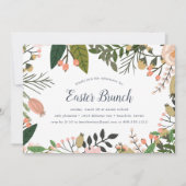 Peach Meadow | Uitnodiging tot Pasen-Brunch (Voorkant)