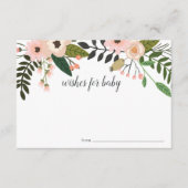 Peach Meadow | Vereist voor Baby Kaart (Voorkant)