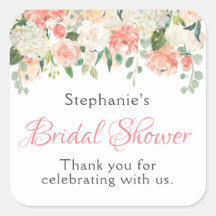 Peach Medley Waterverf Bloemen Vrijgezellenfeest