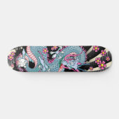 Peach Melba Dragon Tattoo Skateboard (Horizontaal)