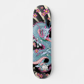 Peach Melba Dragon Tattoo Skateboard (Voorkant)