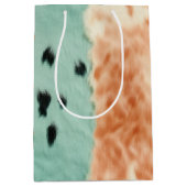 Peach Mint Cowgirl Koeienhuid Medium Cadeauzakje (Voorkant)