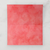 Peach & Mint Pioen Tafelnummer Zitplaatsnaam Plaatskaartje (Binnenkant ongevouwen)