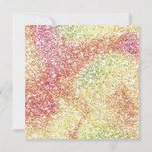 Peach Moslim Meisje Aqeqah- Aqiqah- Uitnodiging (Achterkant)