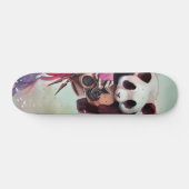 Peach Ninja Pandas Skateboard (Horizontaal)