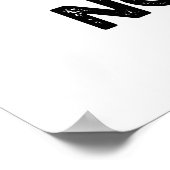 Peach not War Funny Fruit Pun Poster (Hoek)