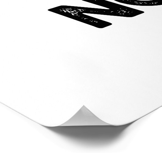 Peach not War Funny Fruit Pun Poster (Hoek)