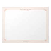 Peach Notepad Good Ideas Start Here Notitieblok (Voorkant)