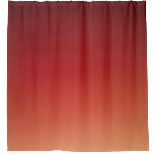 Peach Ombre Brown Douchegordijn (Voorkant)