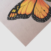 Peach Ombre Butterfly Tissuepapier (Detail)